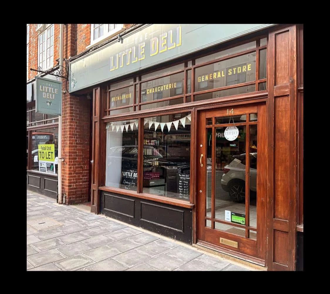 Exterior shot of The Little Deli in hitchin.