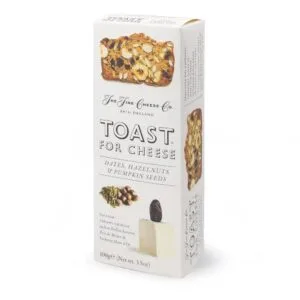 Toast for Cheese box with dates, hazelnuts, pumpkin seeds