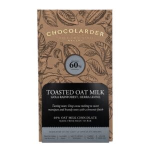 60% oat milk chocolate bar, toasted oat milk flavor