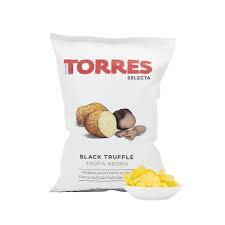 Torres Selecta black truffle chips bag