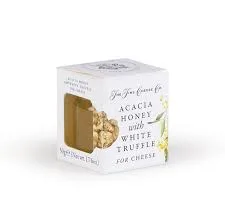 Acacia honey with white truffle packaging