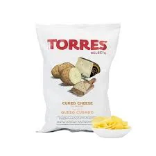 Torres Selecta cured cheese chips bag