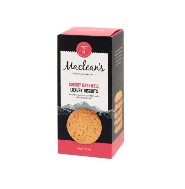 Maclean’s Cherry Bakewell Biscuits