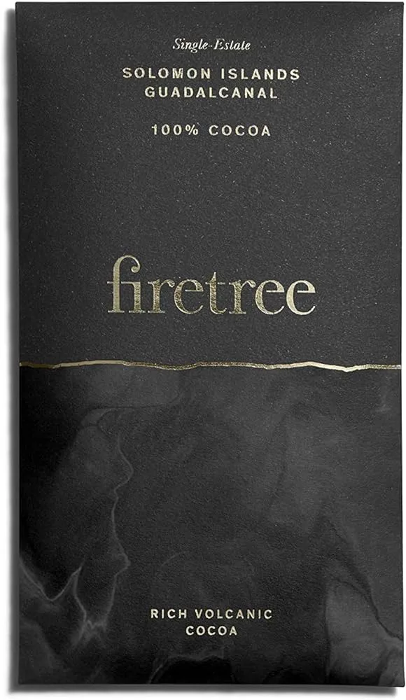 Firetree Solomon Islands Guadalcanal 100% Dark Chocolate