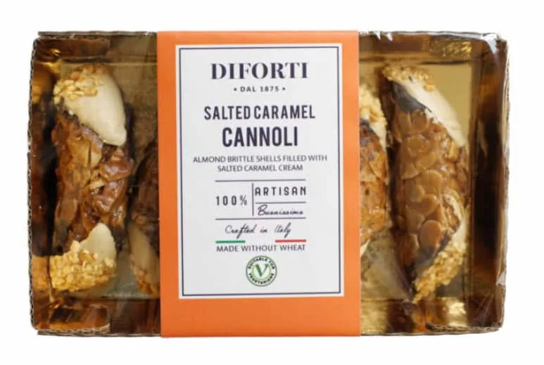 Diforti Sicilian Gluten-Free Cannoli with Salted Caramel Cream - Image 3