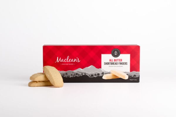 Macleans all butter shortbread fingers box