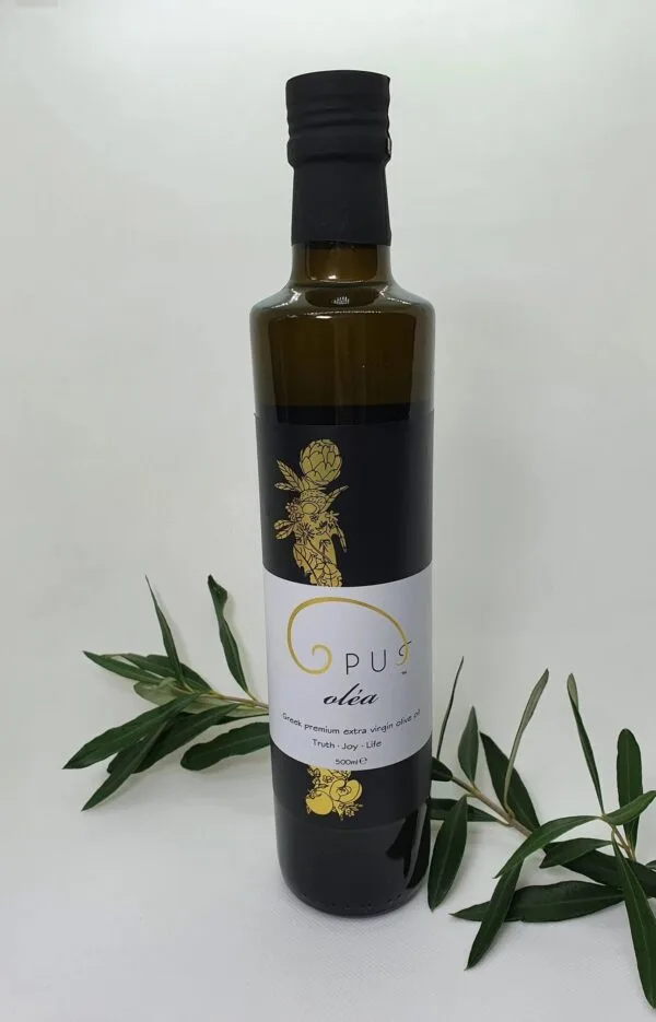 PUG Olea Greek extra virgin olive oil bottle
