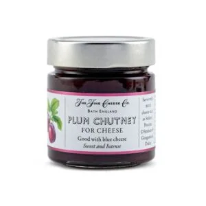 Jar of Fine Cheese Co. plum chutney for cheese