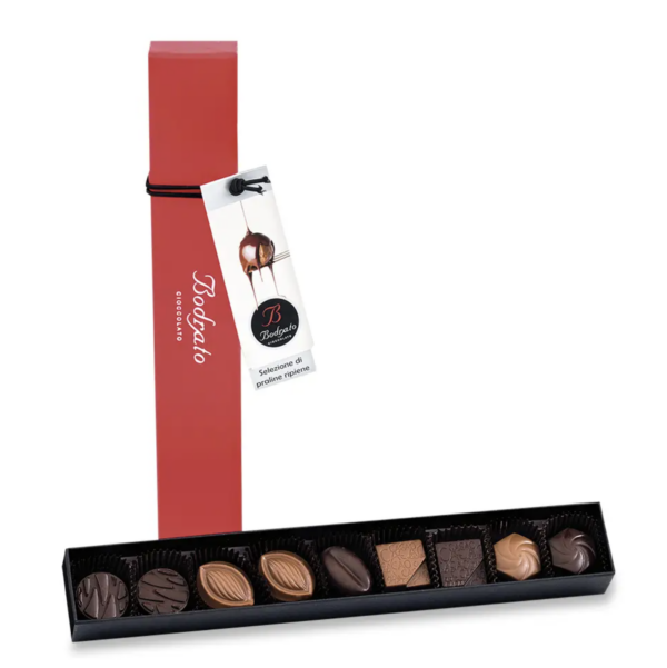 Bodrato chocolate pralines in elegant packaging