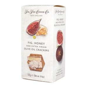 Fine Cheese Co. fig and honey crackers packaging