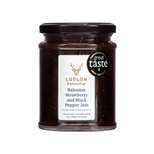Ludlow Farmshop balsamic strawberry black pepper jam