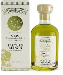 Bottle and box of TartufLanghe Truffle Olive Oil