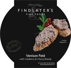 Findlater's Venison Paté with Cranberry and Cherry Brandy