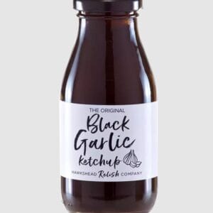 Bottle of Black Garlic Ketchup by Hawkshead Relish Company