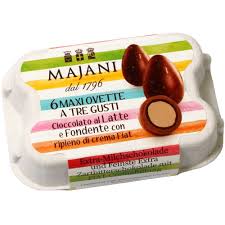 Majani chocolate eggs in packaging