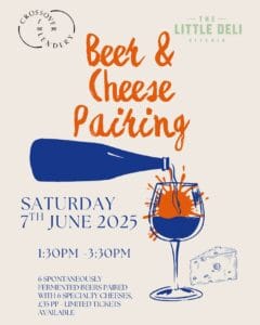 Beer and Cheese Pairing Event Poster