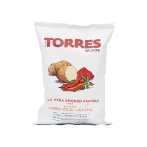 Torres select smoked paprika potato chips bag