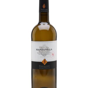 Bottle of Fernando de Castilla Manzanilla white wine