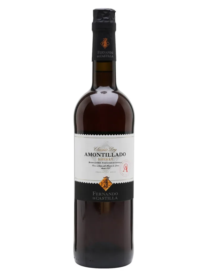 Bottle of Fernando de Castilla Amontillado sherry