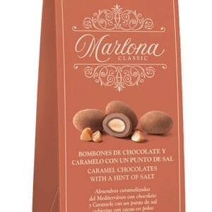 Marlona caramel chocolates box with salt hint