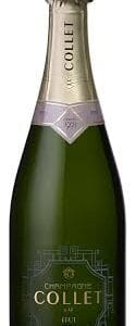 Bottle of Colet Champagne with label