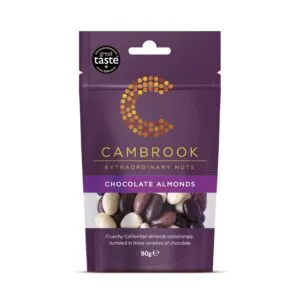 Cambrook chocolate almonds package